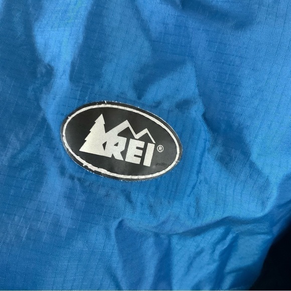 REI Jacket Blue Windbreaker Full Zip Unisex Size Large Vented Pockets T194 - Picture 6 of 14